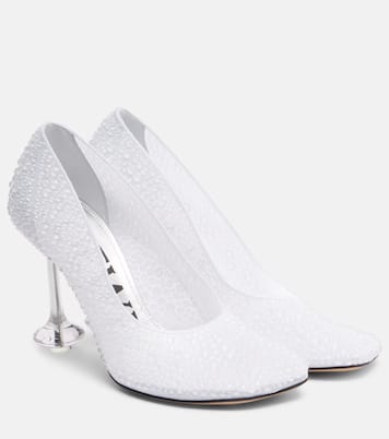 Toy 90 embellished mesh pumps | Loewe