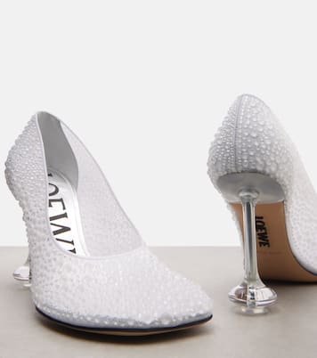 Toy 90 embellished mesh pumps | Loewe