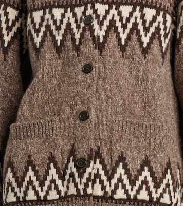 Cardigan en jacquard de laine mélangée | Polo Ralph Lauren