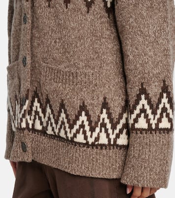 Cardigan en jacquard de laine mélangée | Polo Ralph Lauren
