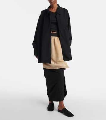 Ribbed-knit cotton-blend top | Calvin Klein