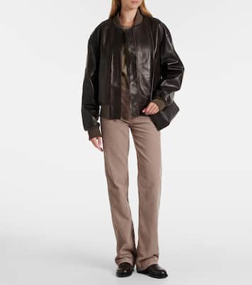 Nobilis leather ankle boots | The Row