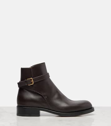 Nobilis leather ankle boots | The Row