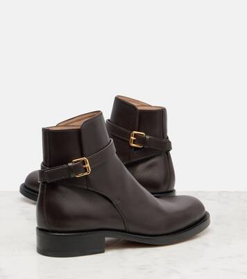 Nobilis leather ankle boots | The Row