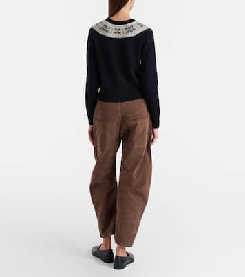 Shon corduroy barrel-leg pants | Nili Lotan