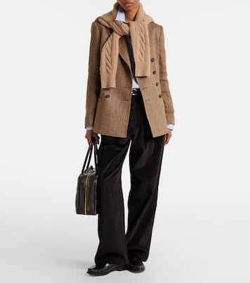 Herringbone linen, wool, and silk blazer | Polo Ralph Lauren