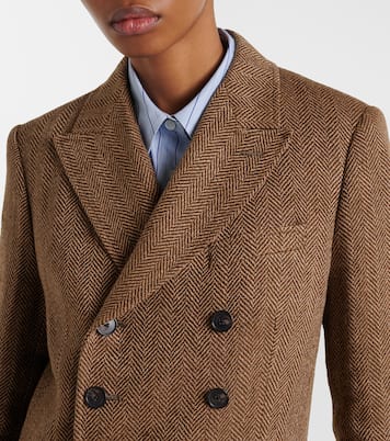 Herringbone linen, wool, and silk blazer | Polo Ralph Lauren