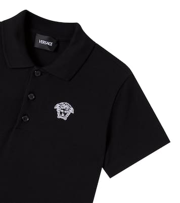 Polohemd Medusa aus Baumwoll-Piqué | Versace Kids
