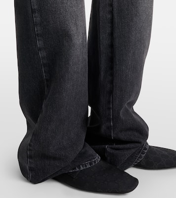 Horsebit wide-leg jeans | Gucci
