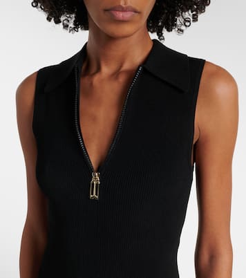 Mira ribbed-knit midi dress | Victoria Beckham