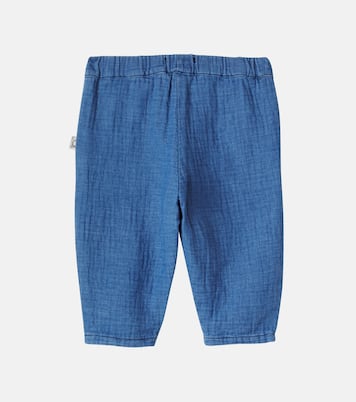 Baby Hose Mario aus Baumwoll-Gaze | Cozmo