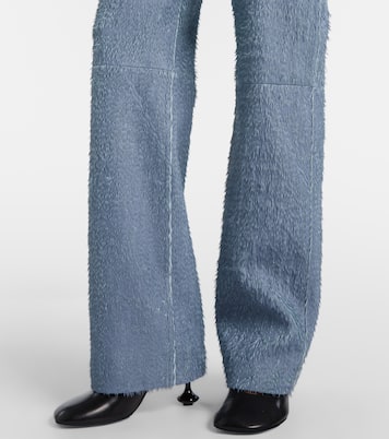 Leather wide-leg pants | Loewe