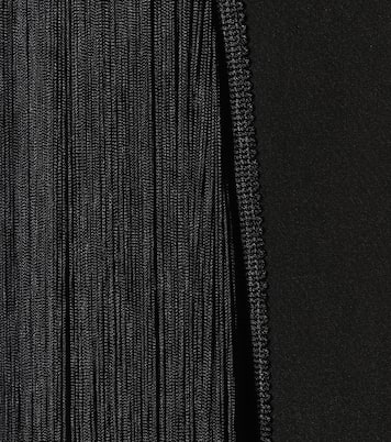 Robe en crêpe à franges | Stella McCartney