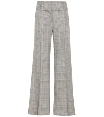 Metropolitan checked wide-leg pants | Frame