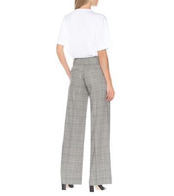 Metropolitan checked wide-leg pants | Frame