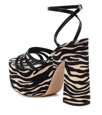 Sandali Ursula 150 in pelle con platform | Gianvito Rossi