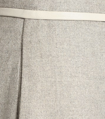 Wool flannel carrot cropped pants | Stella McCartney