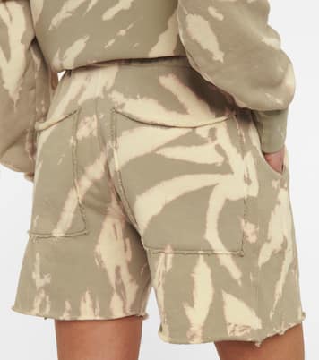 Shorts Yacht a stampa tie-dye in cotone | Les Tien
