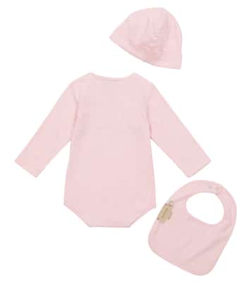 Bebé - set de body, gorro y babero de algodón | Gucci Kids