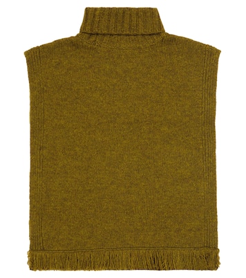 Poncho Talie aus Wolle | Bonpoint
