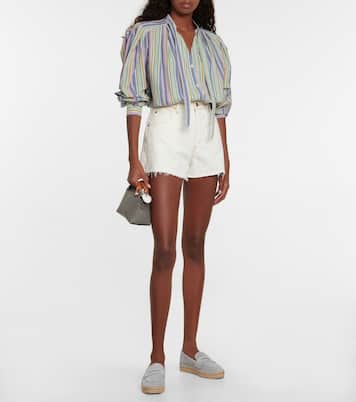 Mocasines de ante estilo alpargata | Gianvito Rossi