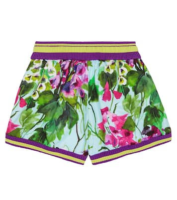 Costume da bagno con stampa floreale | Dolce&Gabbana Kids