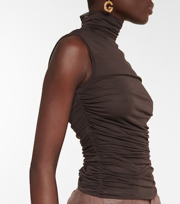Ruched turtleneck top | Dolce&Gabbana