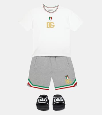 Shorts aus Baumwoll-Jersey | Dolce&Gabbana Kids
