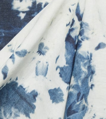 Tie-dye linen scarf | Chloé