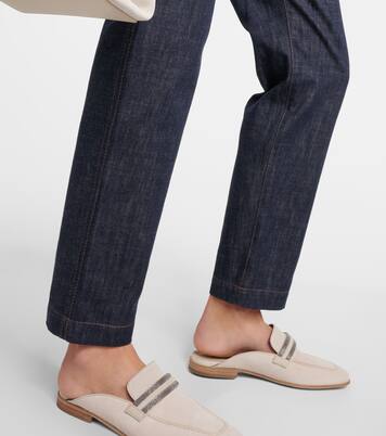 Jean tapered à ornements | Brunello Cucinelli