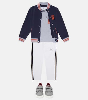 Baseballjacke aus Baumwolle | Brunello Cucinelli Kids