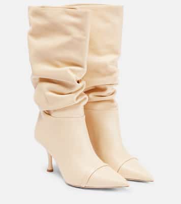 Botas de media caña de piel arrugada | Malone Souliers