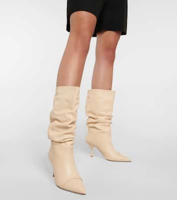 Botas de media caña de piel arrugada | Malone Souliers