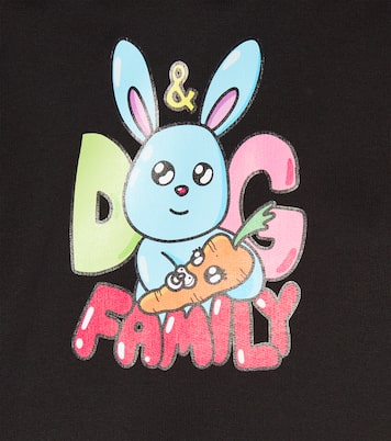 Cartoon cotton hoodie | Dolce&Gabbana Kids
