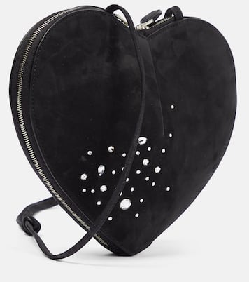 Sac Le Cœur en daim à ornements | Alaïa