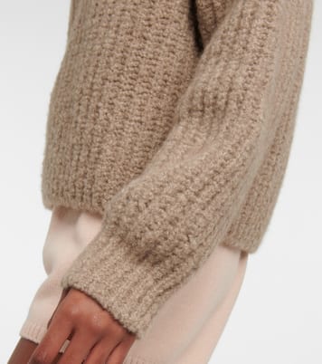 Ribbed-knit cashmere turtleneck sweater | Loro Piana