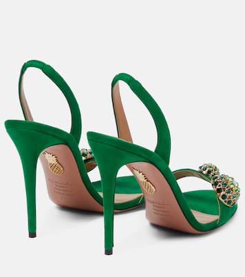 Sandales Love Bubble en daim à ornements | Aquazzura