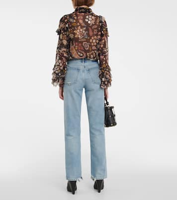 Jeans regular a vita media | Re/Done