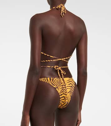 Braga de bikini Miami con print de tigre | Reina Olga