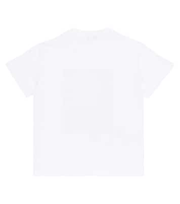 Camiseta en jersey de algodón estampada | Il Gufo