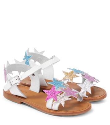 Sandalen aus Leder | Monnalisa