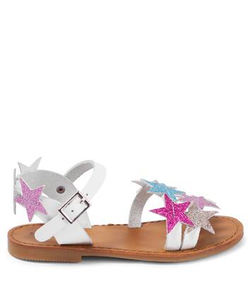 Sandalen aus Leder | Monnalisa