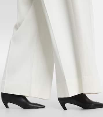Pantalones anchos Rico de tiro alto | Khaite