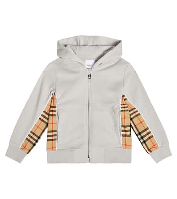 Vintage Check cotton hoodie | Burberry Kids