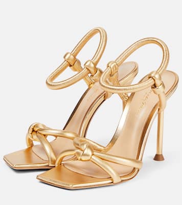 Sandalias Juno de piel metalizada | Gianvito Rossi