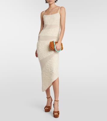 Plateausandalen aus Veloursleder | Aquazzura