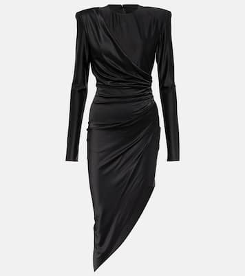 Asymmetric draped jersey minidress | Alexandre Vauthier
