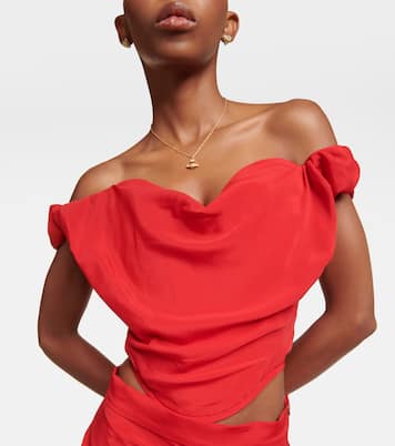 Bustier-Top aus Crêpe | Vivienne Westwood