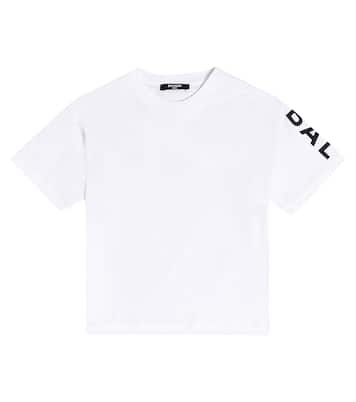 T-Shirt aus Baumwoll-Jersey | Balmain Kids