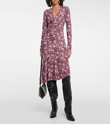 Abito midi Lania in jersey con stampa | Marant Etoile